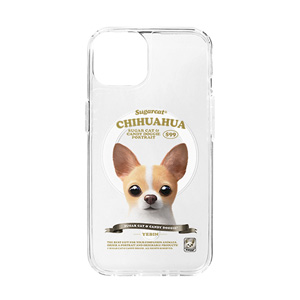 Yebin the Chihuahua New Retro Clear Gelhard Case (for MagSafe)