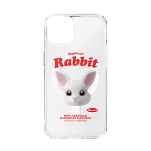 Carrot the Rabbit TypeFace Clear Gelhard Case (for MagSafe)