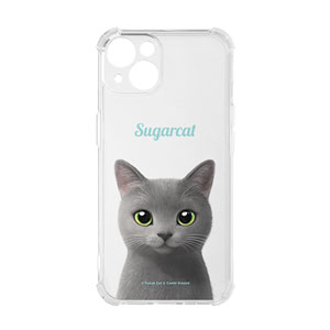 Chico the Russian Blue Simple Shockproof Jelly/Gelhard Case