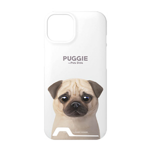 Puggie the Pug Dog Under Card Hard Case
