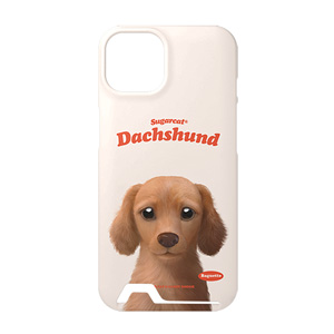 Baguette the Dachshund Type Under Card Hard Case