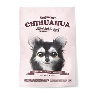 Cola the Chihuahua New Retro Fabric Poster