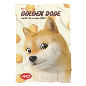 Doge’s Golden Coin New Patterns Fleece Blanket