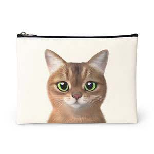 Nene the Abyssinian Leather Pouch