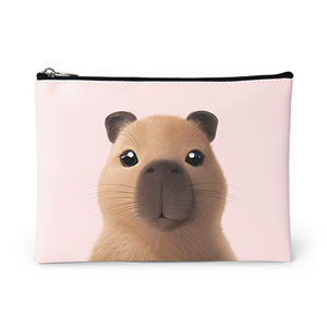 Capybara the Capy Leather Pouch