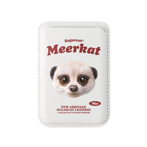 Mia the Meerkat TypeFace Magsafe Card Wallet
