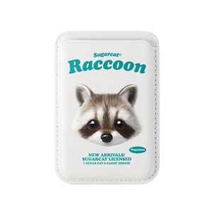 Nugulman the Raccoon TypeFace Magsafe Card Wallet