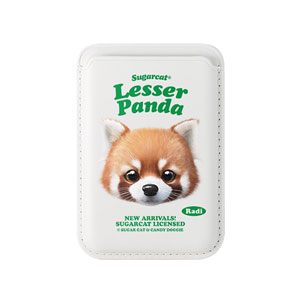 Radi the Lesser Panda TypeFace Magsafe Card Wallet