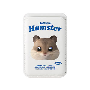 Ramji the Hamster TypeFace Magsafe Card Wallet