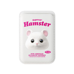 Seolgi the Hamster TypeFace Magsafe Card Wallet