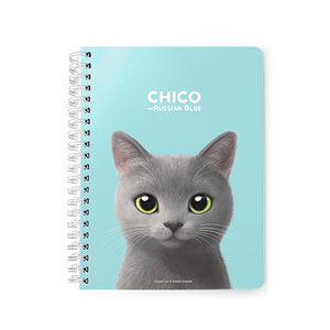 Chico the Russian Blue Spring Note