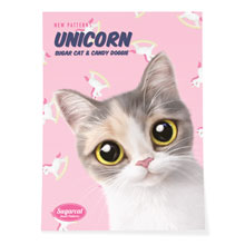 Merry’s Unicorn New Patterns Art Poster