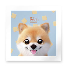 Tan the Pomeranian’s Biscuit Art Print