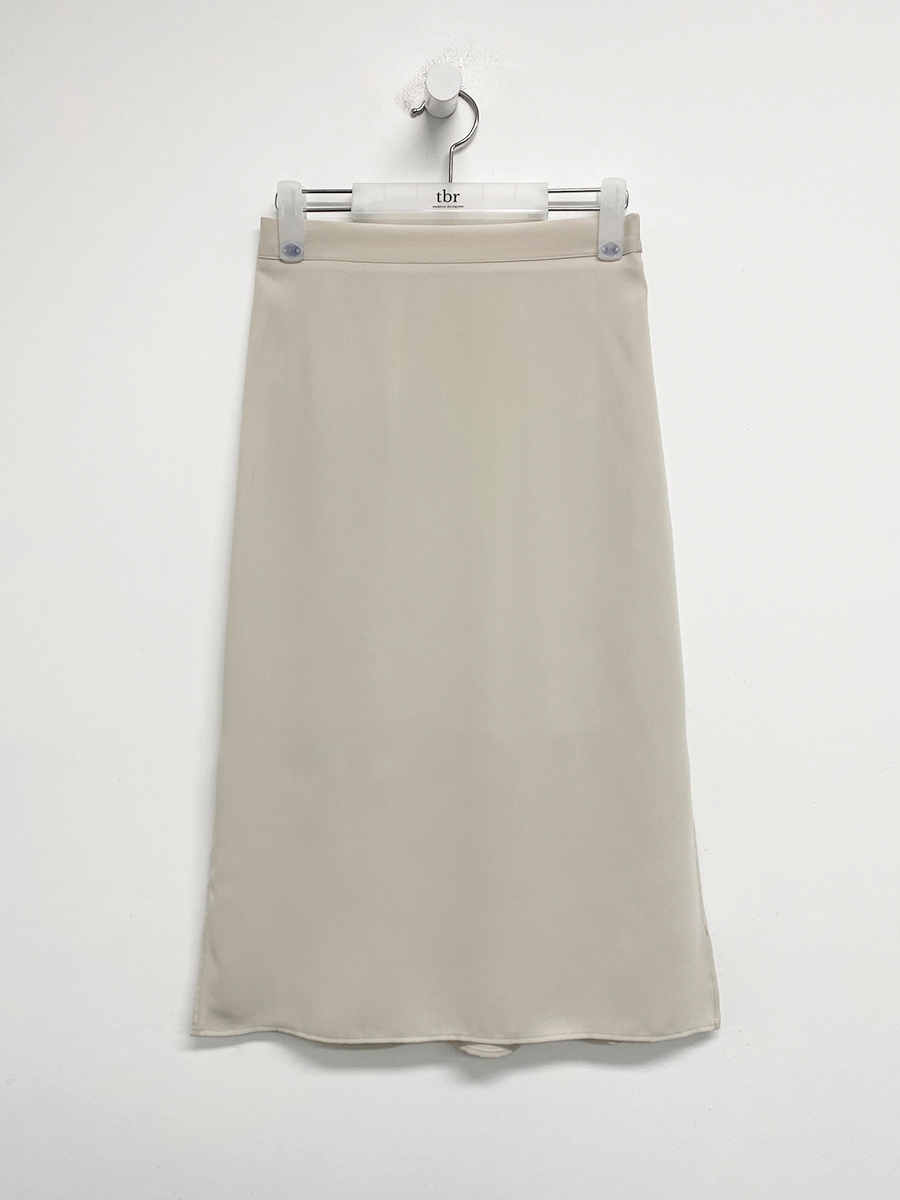 skirt cream color image-S12L66