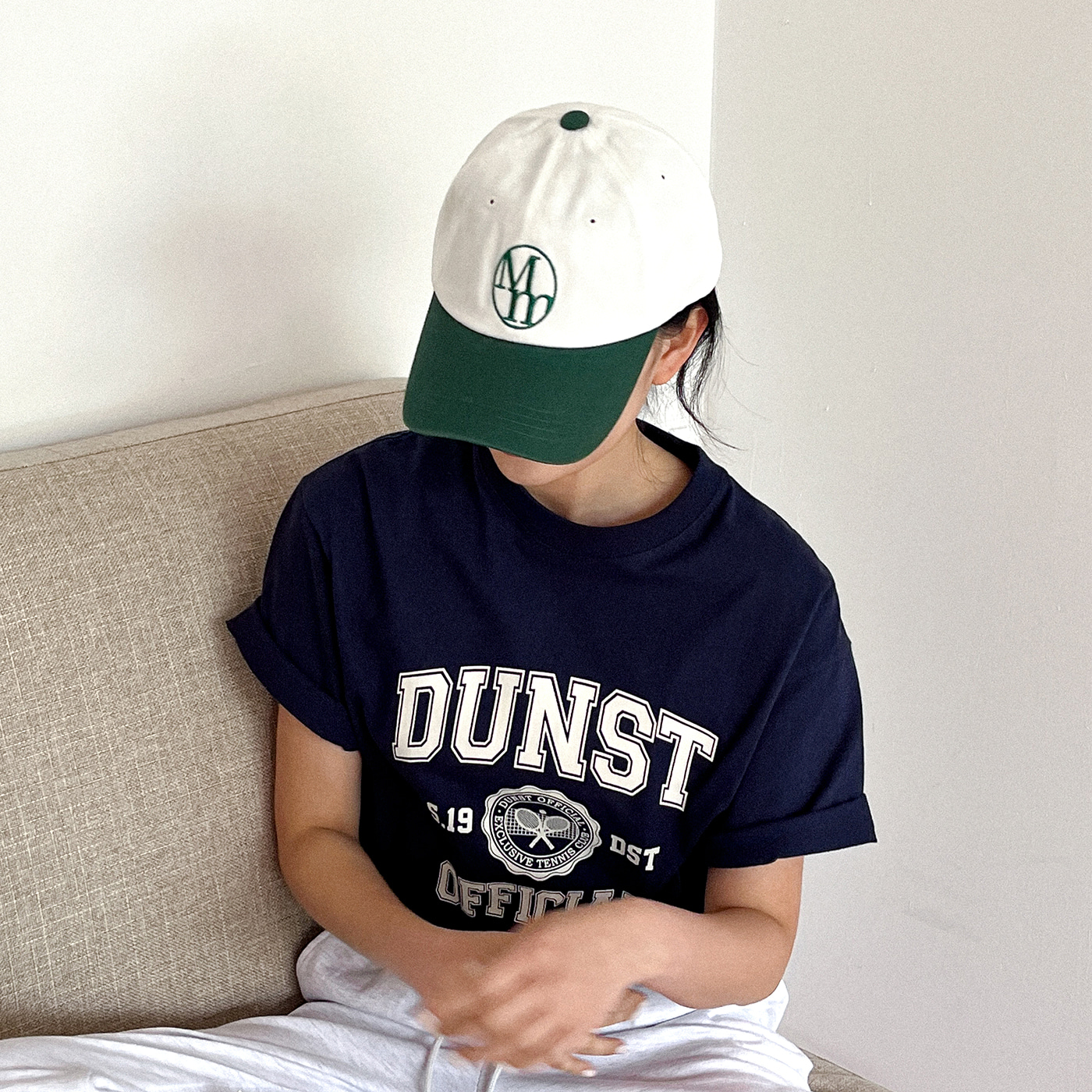 [mm] classic ball cap green(투톤)