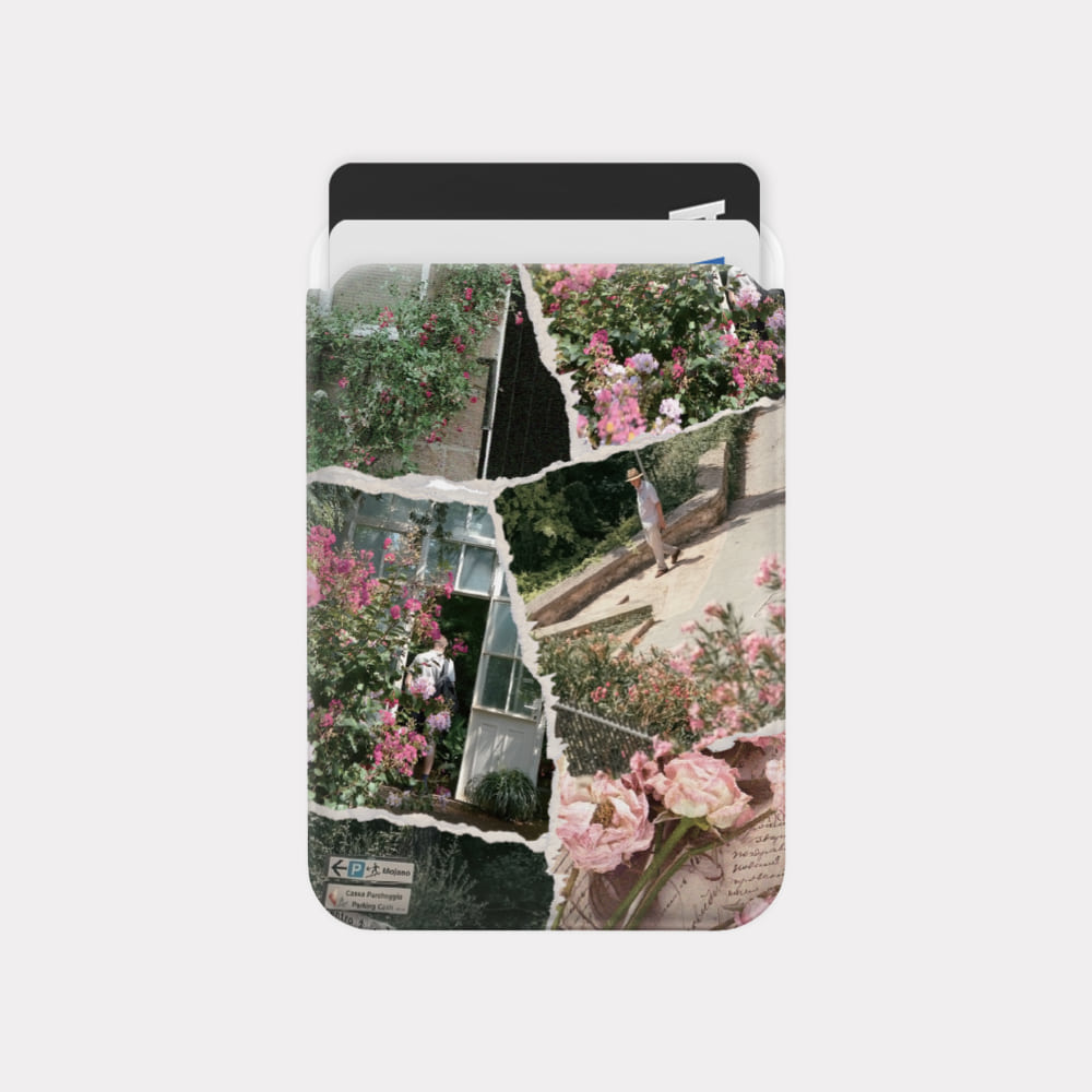 floral garden collage 디자인 [맥세이프 카드슬롯]