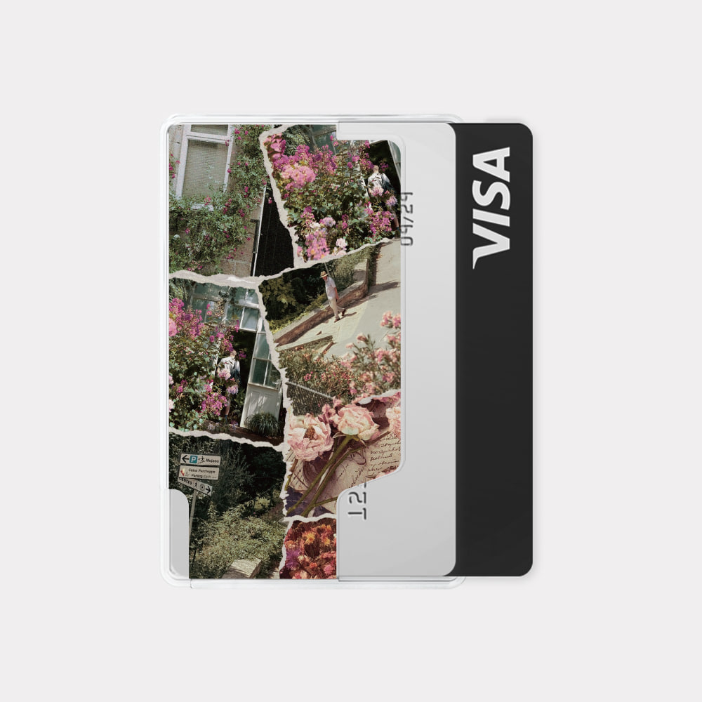 floral garden collage 디자인 [맥세이프 카드지갑]