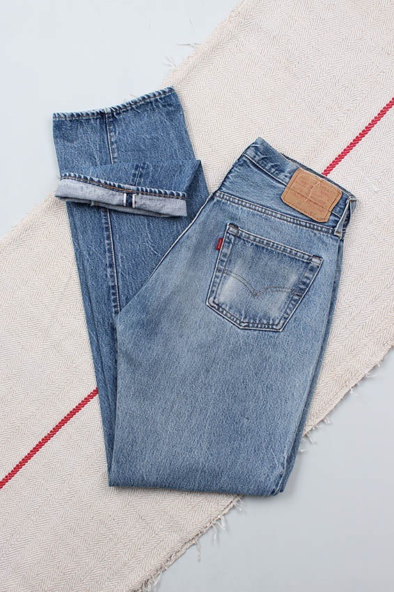 80s Levis 66 501 late ver. Denim (33x38 /실제32x34)