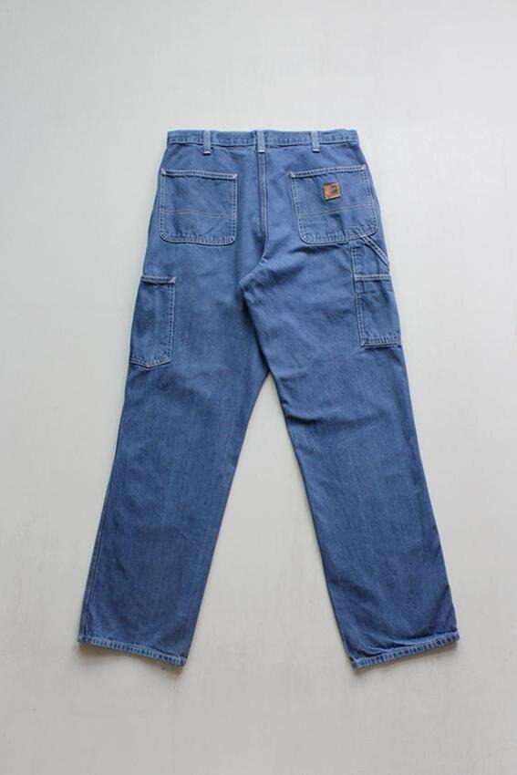 90s Carhartt Dungree Denim Pants (32x32)