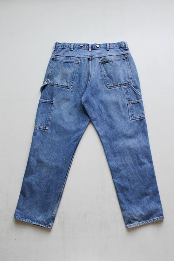 90s KEY Double Knee Denim Pants (36x32 /실제 35x32)