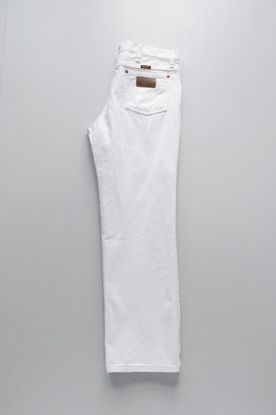 90s Wrangler White Denim Pants (33x30 /실제 32x30)