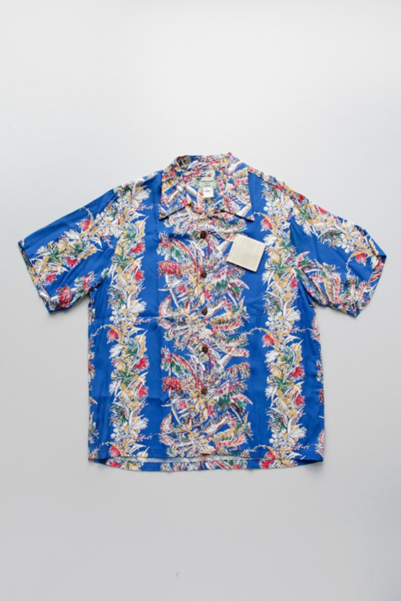 [Deadstock] 70s Vintage KAMEHAMEHA Hawaiian Shirts (Large)