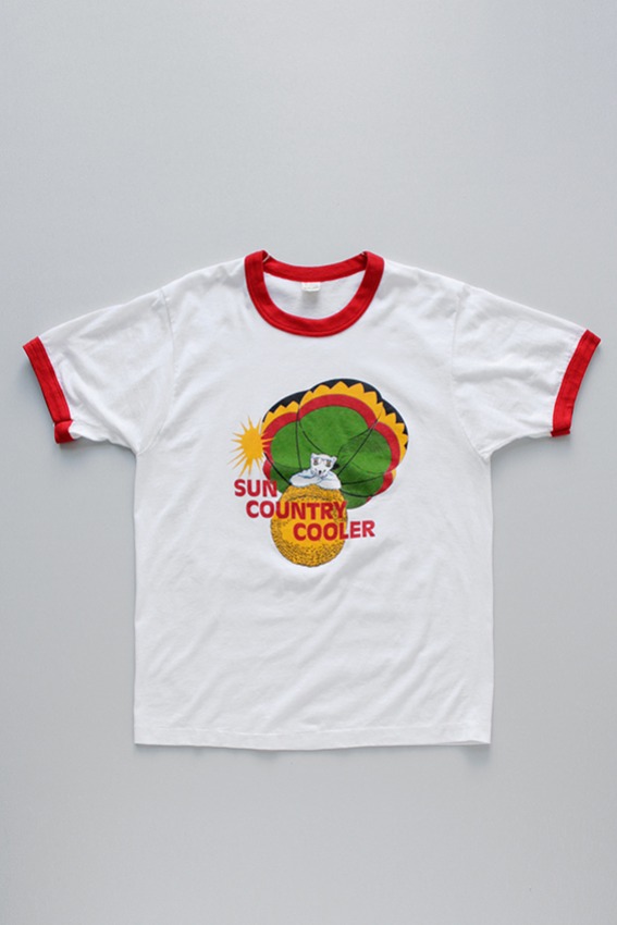 80s Vintage ScreenStar Sun Country Cooler Ringer t-Shirt (L)