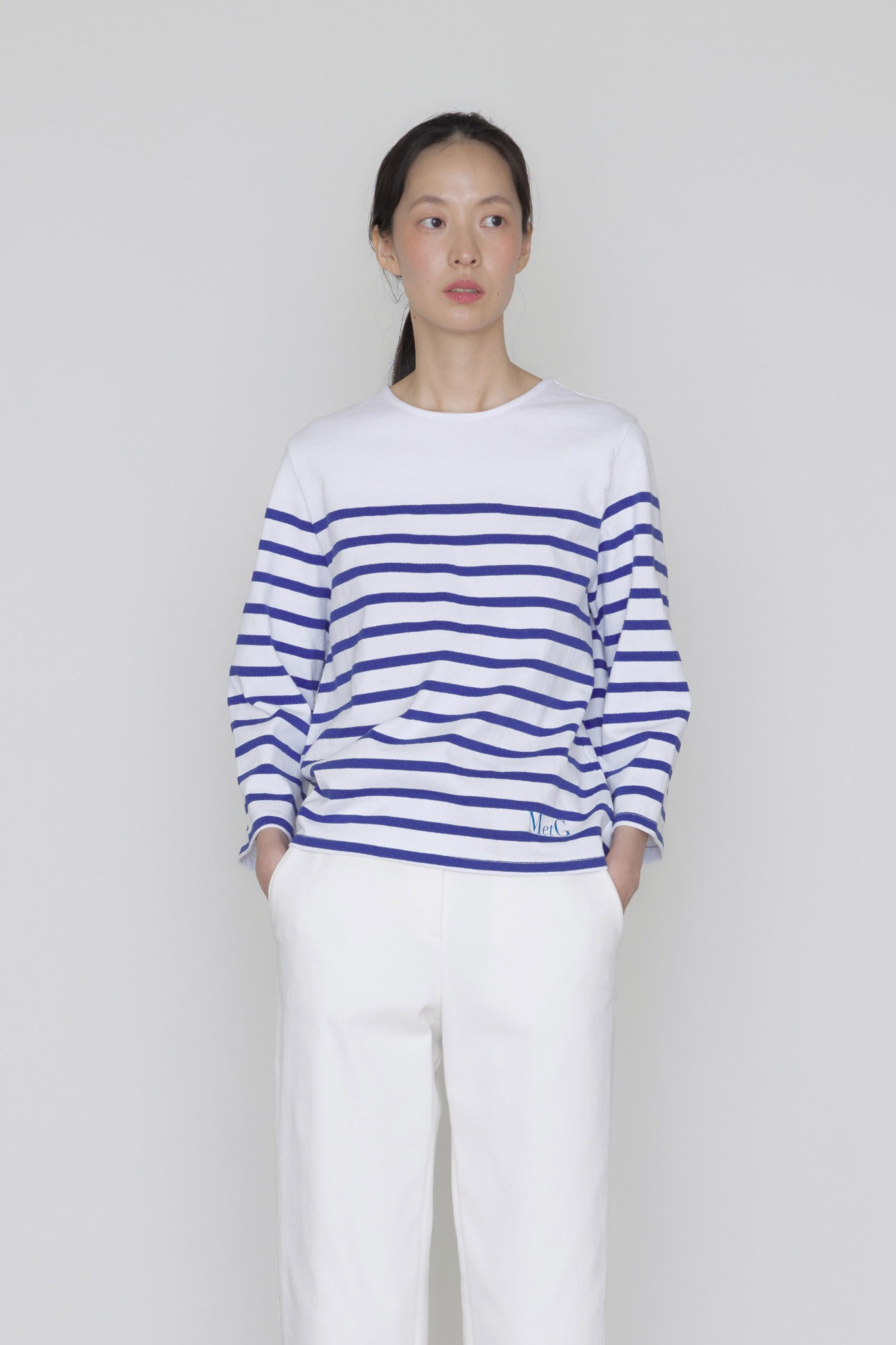 MetG stripe cotton top