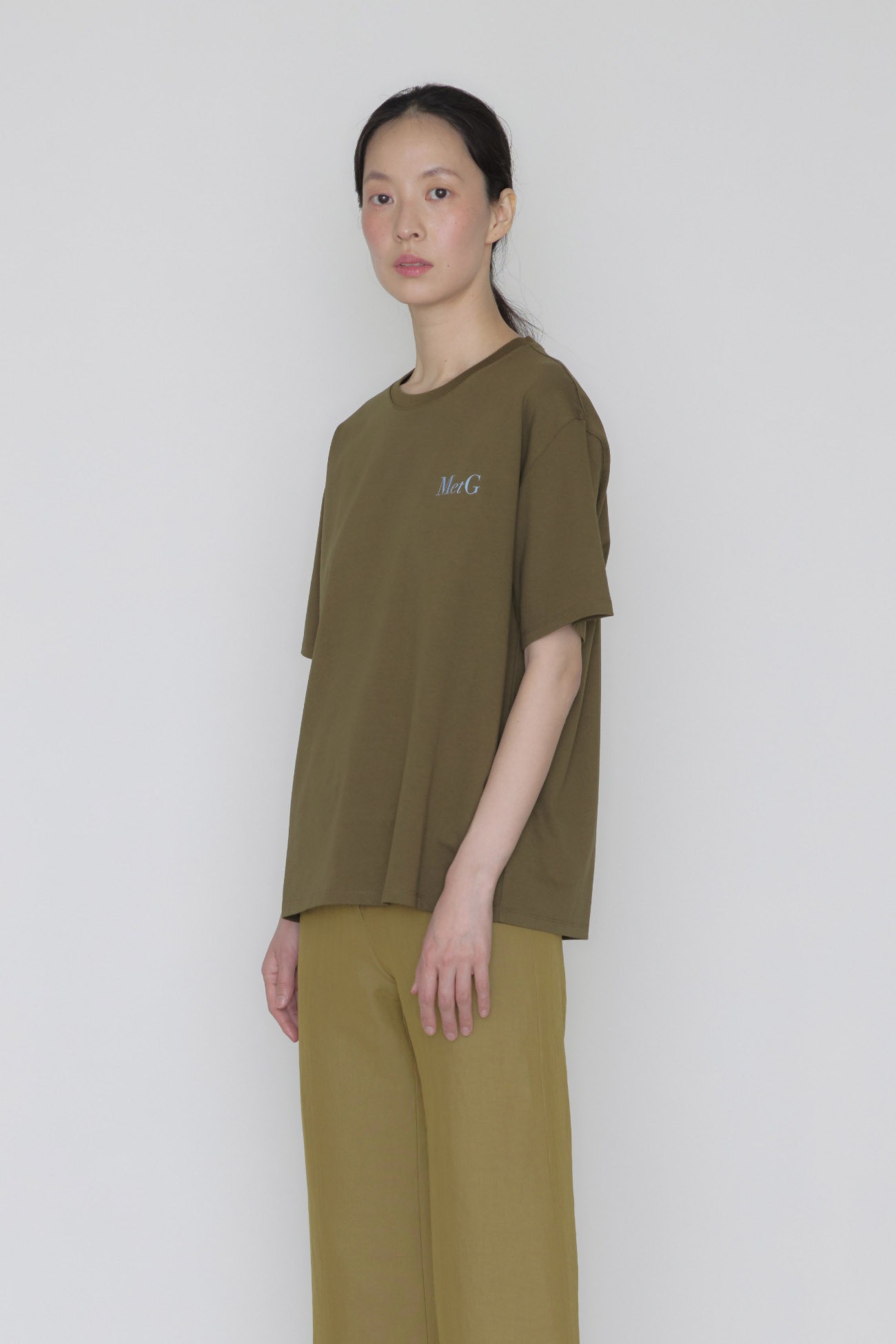 MetG cotton t-shirt khaki