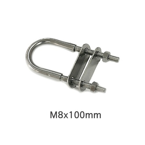 U 볼트 8mm x 100mm