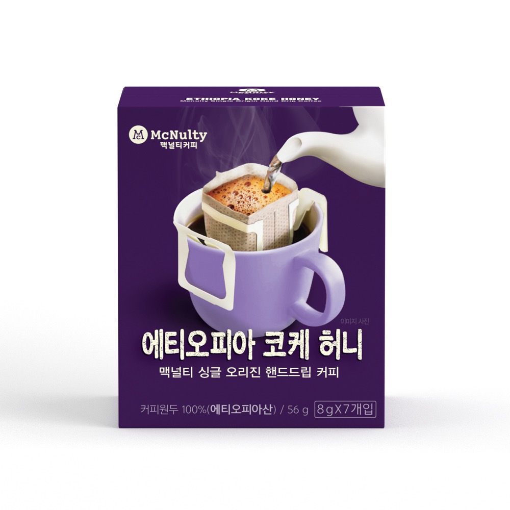 맥널티커피 맥널티 핸드드립 커피 에티오피아 코케 허니 8g 7개입