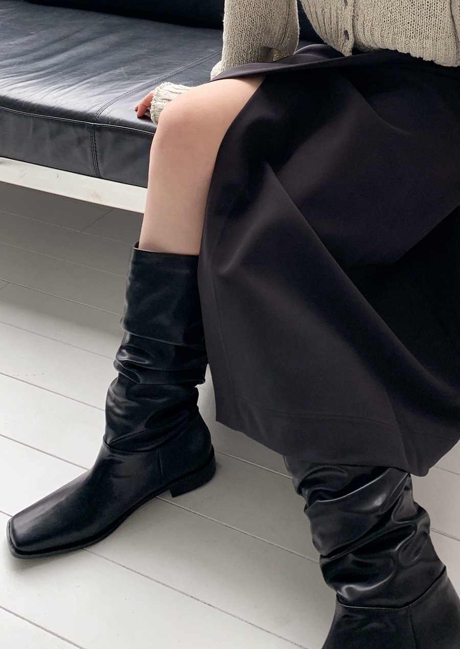 WRINKLE LONG BOOTS (3c)