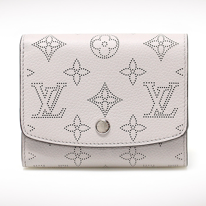 Louis Vuitton(루이비통) M68671 바다 안개 마히나 레더 아이리스 컴팩트 월릿 반지갑