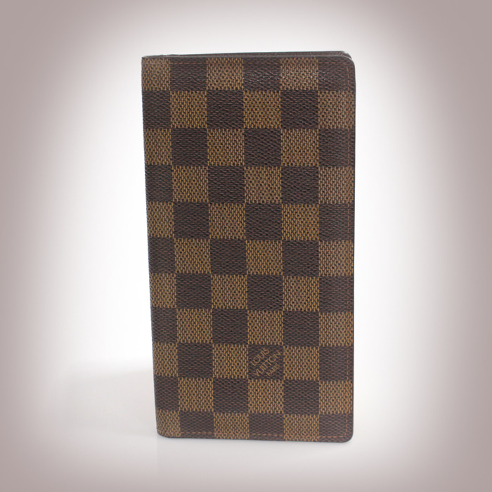 Louis Vuitton(루이비통) N61823 다미에 에벤 캔버스 포트 발레르 장지갑