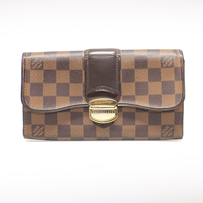 Louis Vuitton(루이비통) N61747 다미에 에벤 캔버스 시스티나 월릿 장지갑