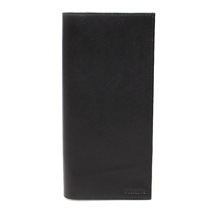 Prada(프라다) 2MV836 블랙 사피아노 레더 레터링 로고 장지갑