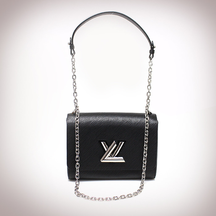 Louis Vuitton(루이비통) M50282 블랙 에삐 레더 은장 트위스트 MM 숄더백