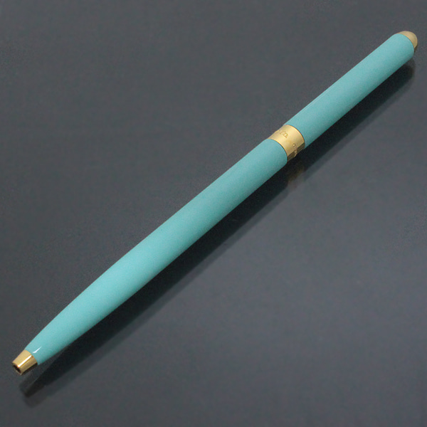 Tiffany&amp;Co(티파니) 민트 컬러 리트랙터블 휴대용 펜