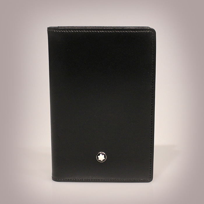 Montblanc(몽블랑) 14108 블랙 레더 마이스터스튁 명함 지갑