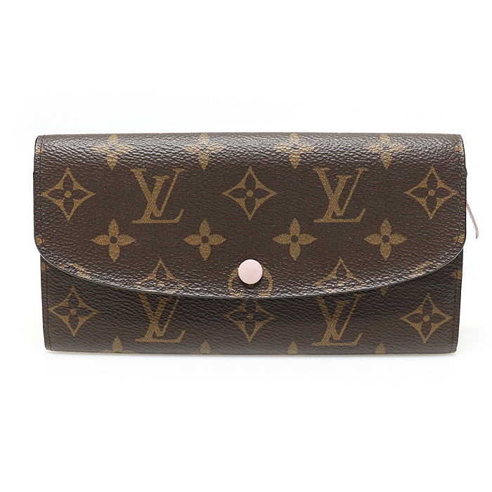 Louis Vuitton(루이비통) M61289 모노그램 캔버스 로즈 발레린 에밀리 월릿 장지갑