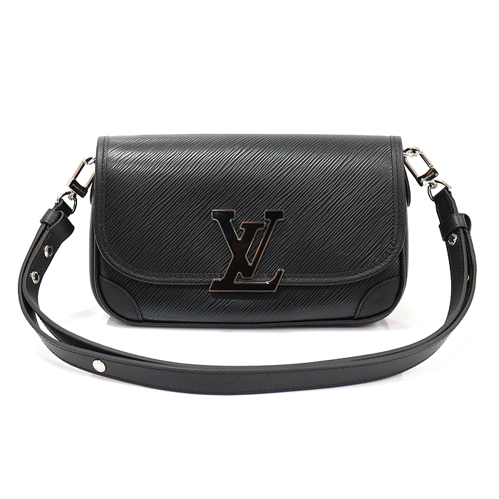 Louis Vuitton(루이비통) M59386 블랙 에삐 레더 은장 부시 크로스백