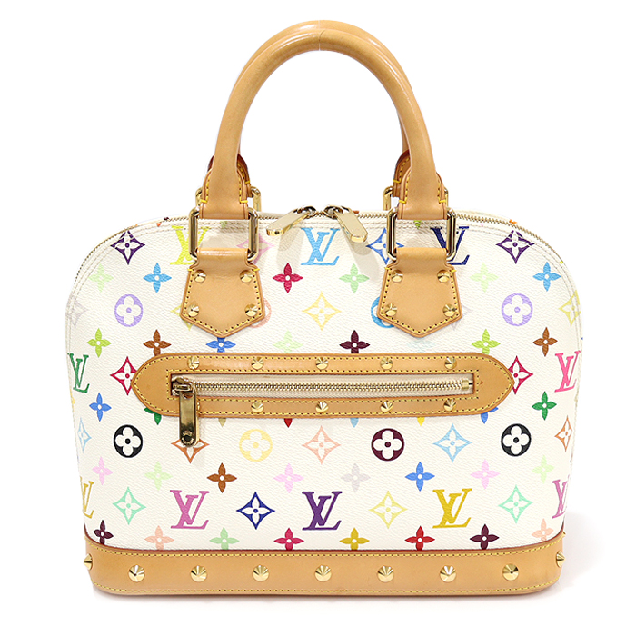 Louis Vuitton(루이비통) M92647 모노그램 멀티 컬러 화이트 알마 PM 토트백