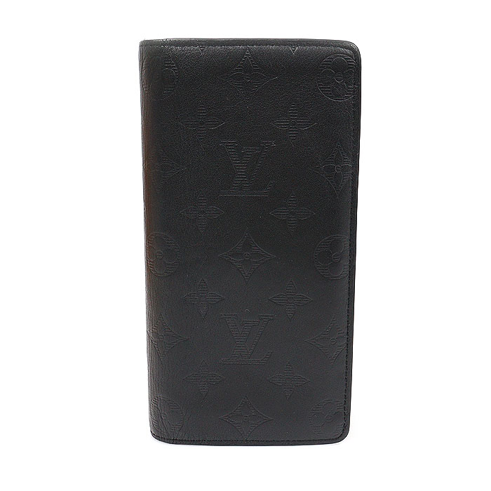 Louis Vuitton(루이비통) M62900 블랙 모노그램 섀도우 카프스킨 브라짜 월릿 장지갑