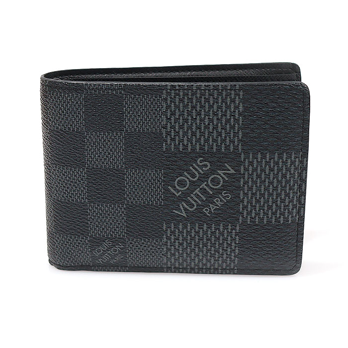 Louis Vuitton(루이비통) N60434 다미에 그라파이트 3D 캔버스 멀티플 월릿 반지갑