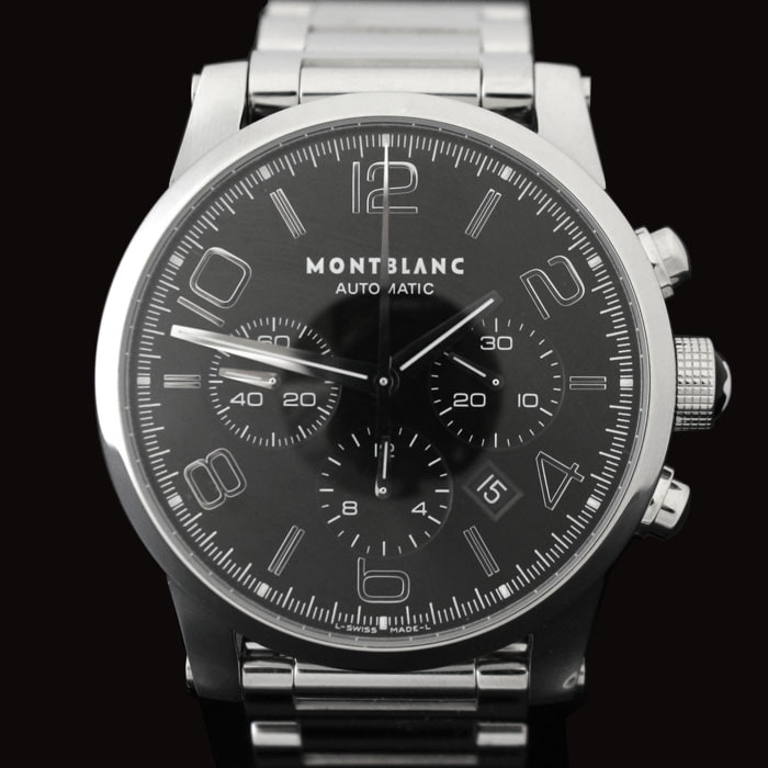 Montblanc(몽블랑) 9968 43MM 스틸 오토매틱 타임워커 크로노 남성용 시계