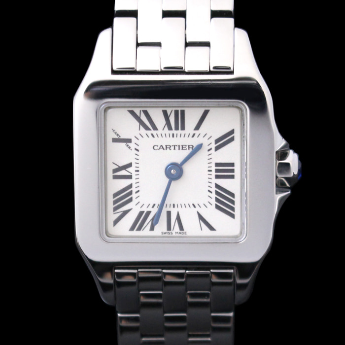 Cartier(까르띠에) W25064Z5 스틸 산토스 드모아젤 S사이즈 여성 시계