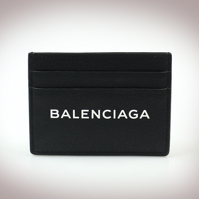 Balenciaga(발렌시아가) 490620 블랙 레더 에브리데이 멀티 카드 지갑