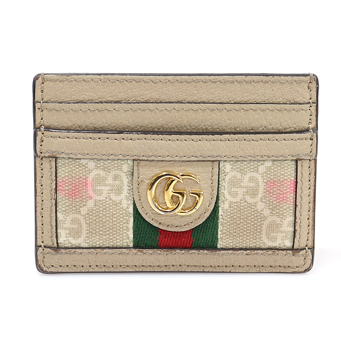 Gucci (Gucci) 523159 GG Supreme Canvas WEB Opidia Card Wallet