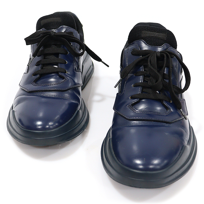 Prada 2EG110 Navy Black New Trainer Men&#039;s Sneakers 8
