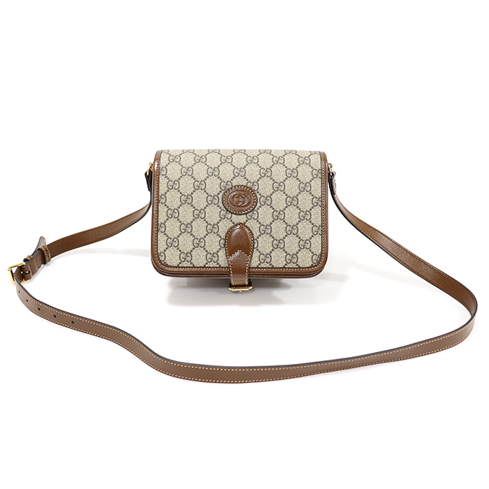 Gucci (Gucci) 671620 GG Supreme Canvas Interlocking G Soho Mini Shoulder Bag